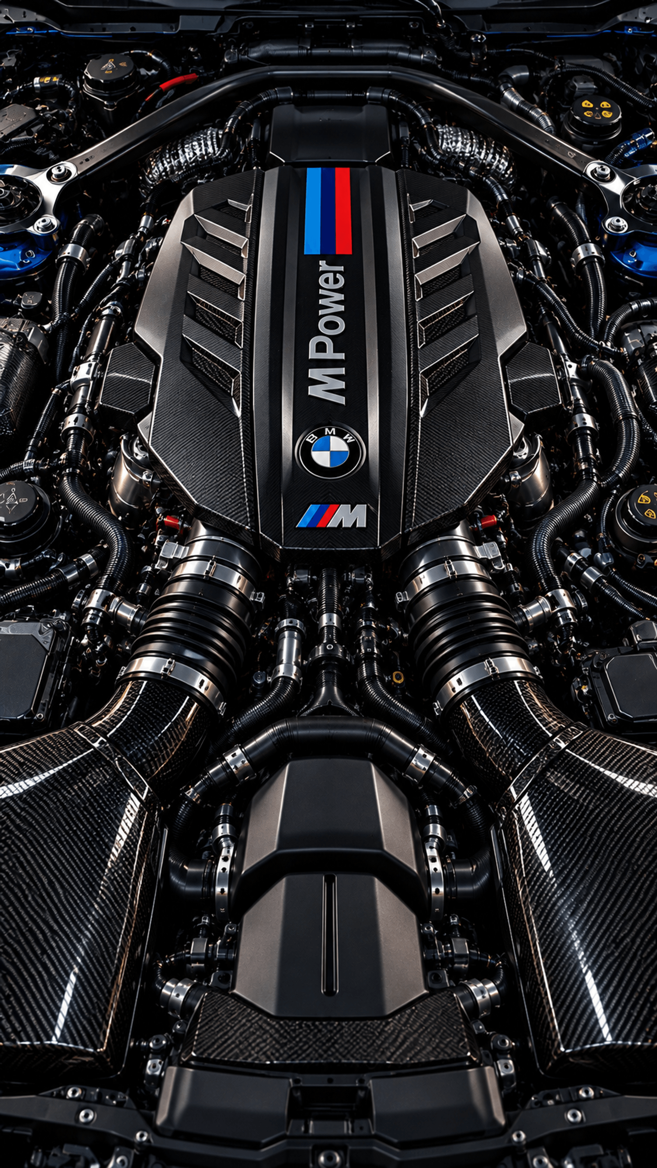 BMW M Carbon Power Digital phone wallpaper