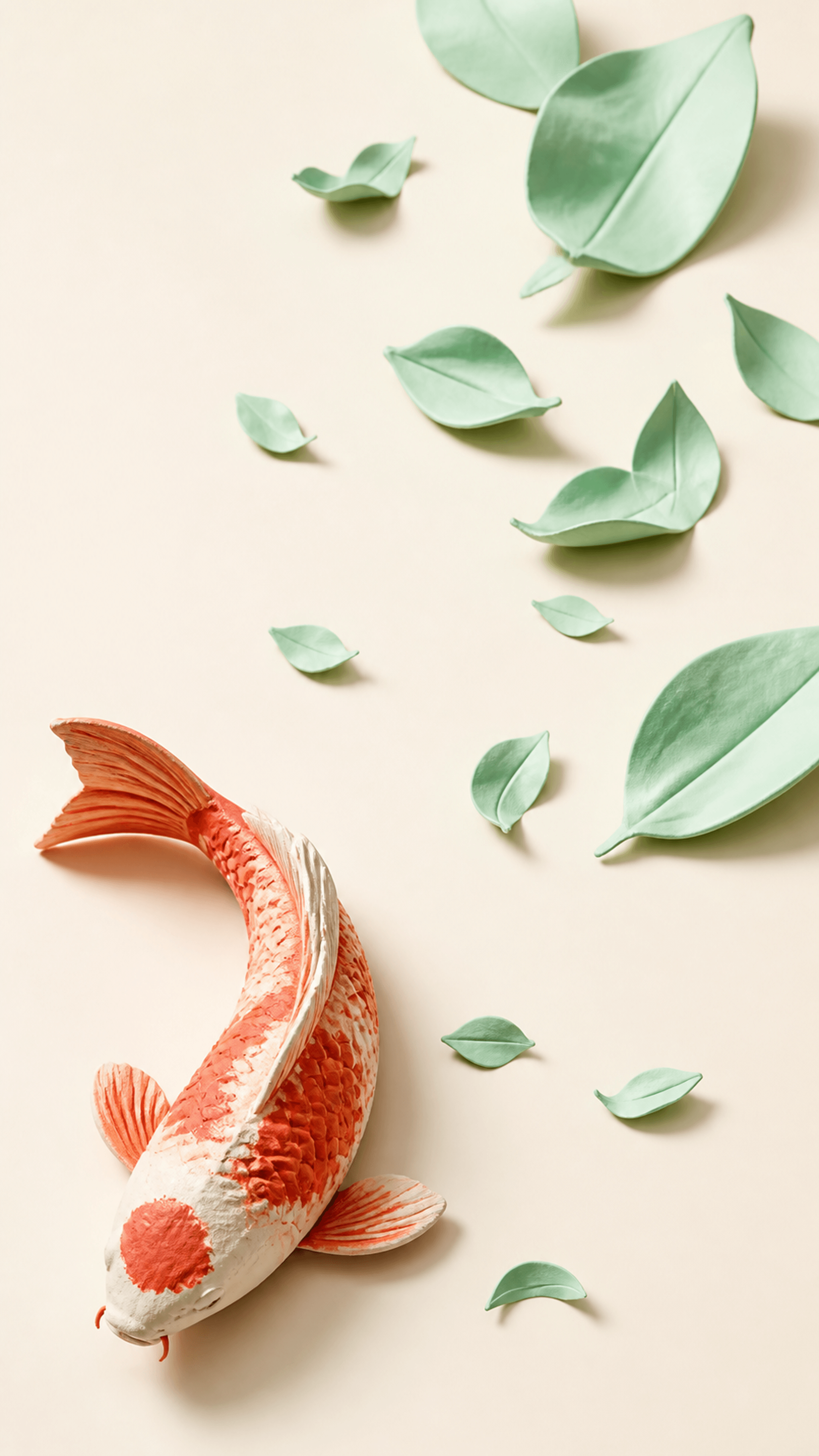 Mint Koi Studio Cute phone wallpaper in high resolution