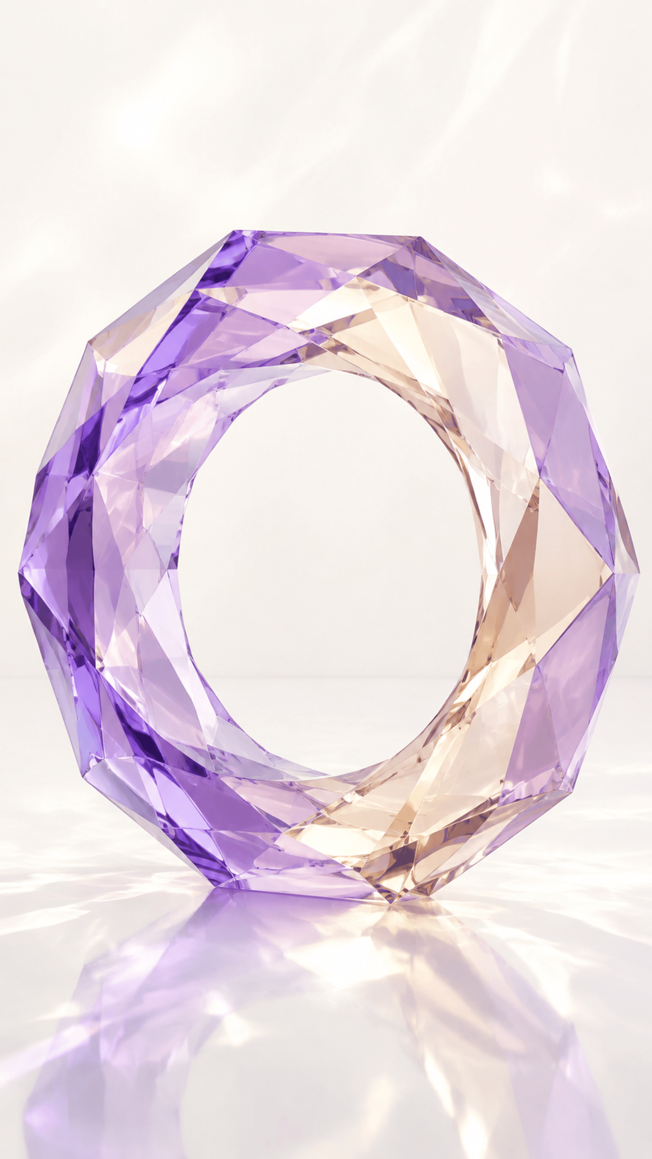 Orchid Glass Orbit Material phone wallpaper in high resolution