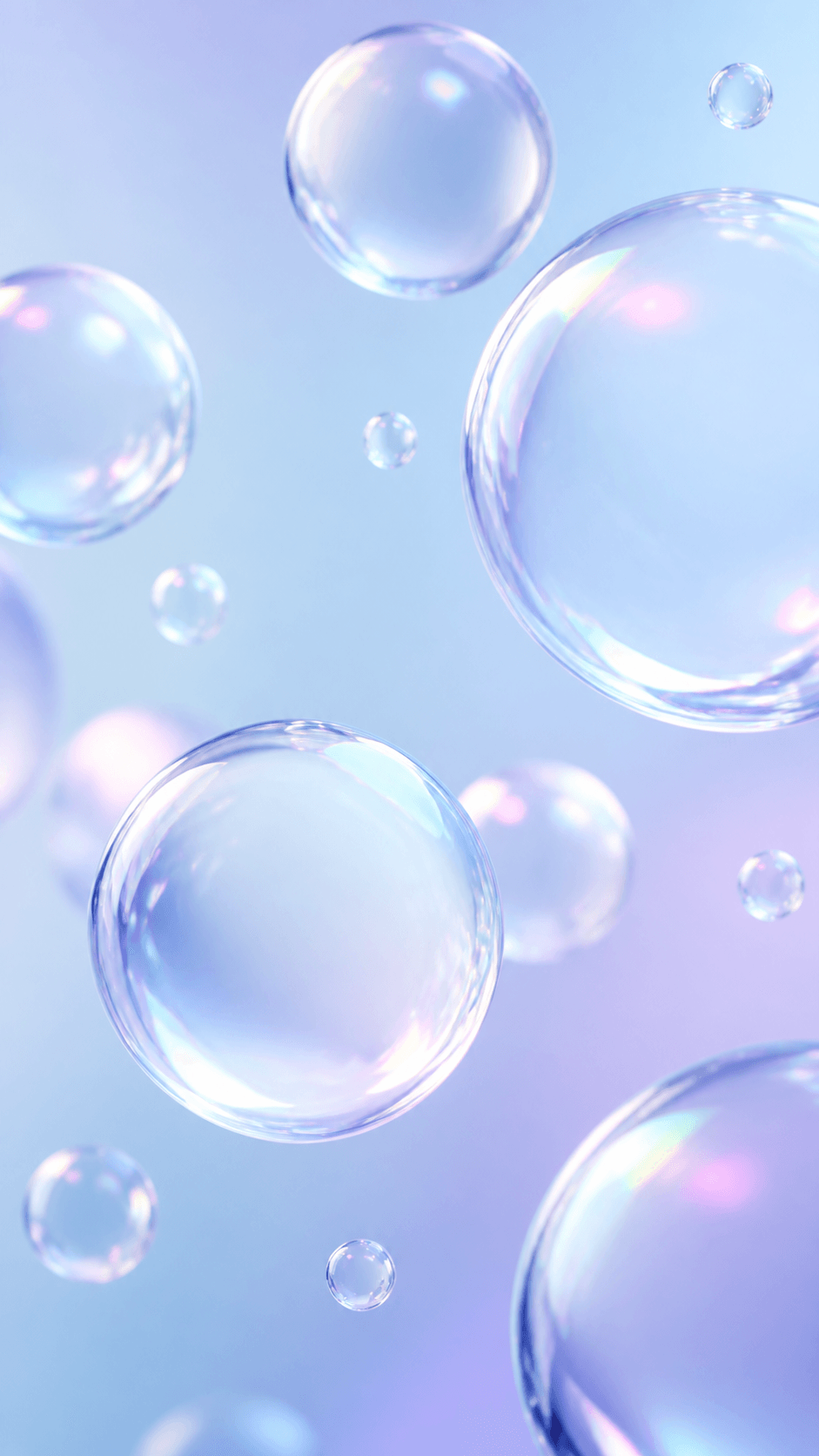 Pastel Bubbles Abstract phone wallpaper