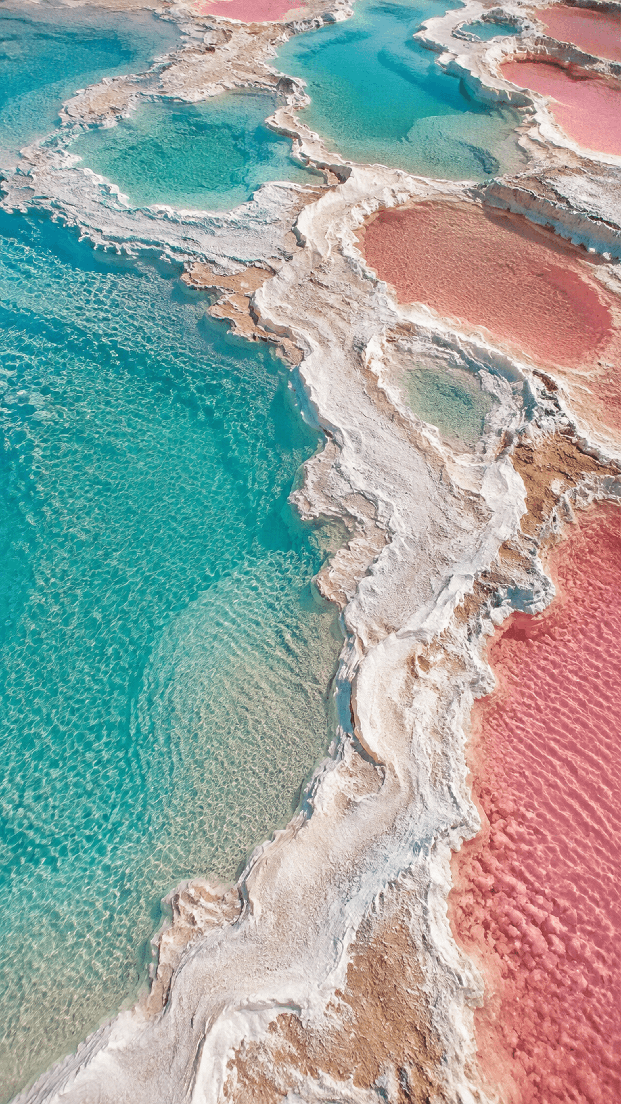 Saltwater Coral Terraces Water phone wallpaper in high resolution
